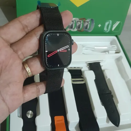 Smartwatch Gs9 5 em 1 cinza estrelar