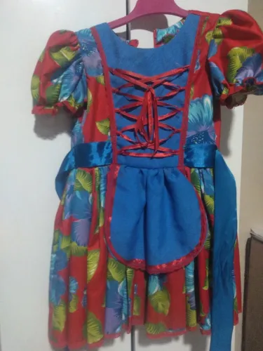 Vestido Festa Junina Infantil 