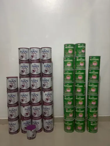 Lata leite vazia 800g