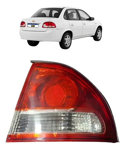 Lanterna Traseira Direita Corsa Classic 2010 A 2016 Canto Direito/passageiro Bicolor