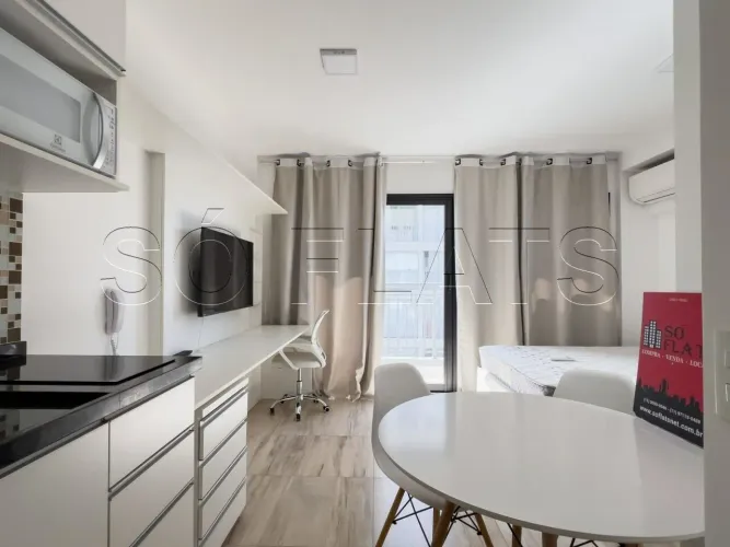 Moema moderno | Studio para locação novo com lazer completo perto do Shopping Ibirapuera.