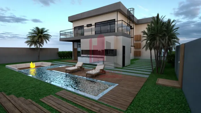 Casa em Construção no Alphaville 4 Suítes