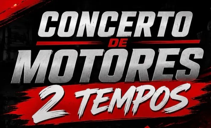 Concerto de motosserras e motores de popas.