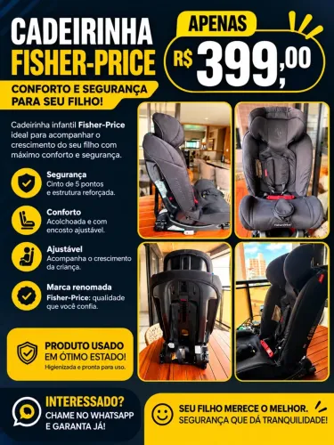 Cadeirinha Fischer Price Novíssima