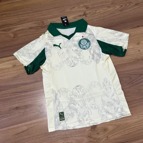 Camisa Palmeiras Bege Mundial 2025 M e GG