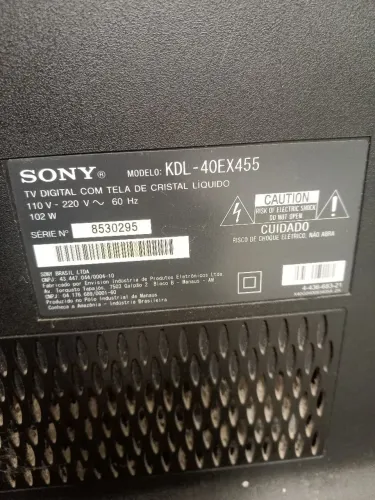 Tv digital Sony com tela de cristal líquido 