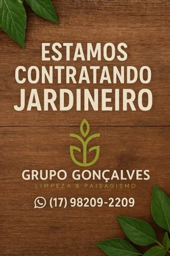 Contrata-se Jardineiro