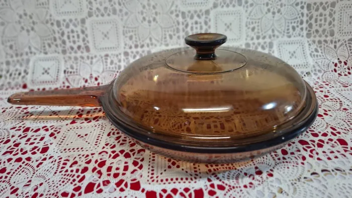Frigideira de Vidro Vision Vintage de 1,5 Litro Tampa
