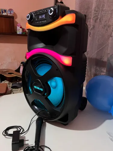 VibeSound 800W - Caixa de Som Potente | Excelente Estado | Oportunidade!