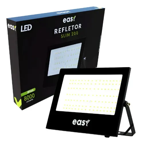 Refletor Led 200w Easy Externo Branco Frio Avant 6500k Ip66