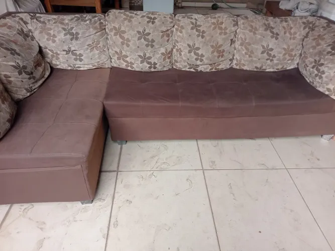 Sofá em L 5 lugares