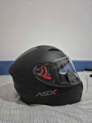 Capacete ASX City preto fosco