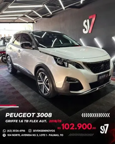 Peugeot 3008 Griffe 1.6 Turbo 16V 5P Aut. 2019