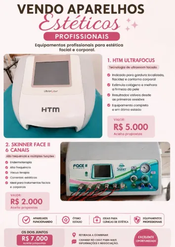 HTM UltraFocus + Skinner Face II | Aparelhos Estéticos