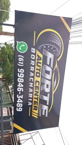 Faixadas em lonas