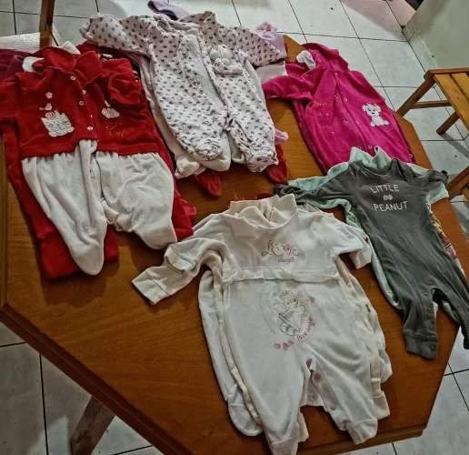 Roupas da bebê menina rn ao m