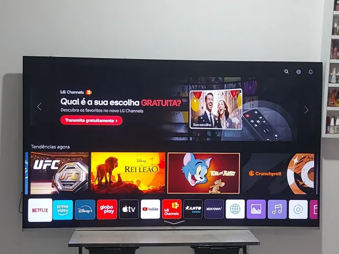 TV LG 65 - 4K webOS - SMART BORDA INFINITA (NÃO FAÇO ENTREGA) MODELO: 65UM7520PSB