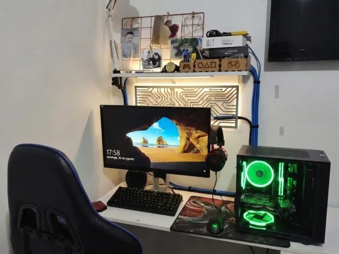PC Gamer Completo Ryzen 5 3600 | RX 580 | 16GB RAM + Monitor AOC 120Hz
