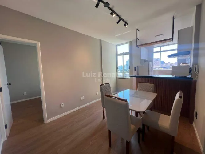Apartamento mobiliado para locação, 1 quarto com suíte, 55m² de área na região Central