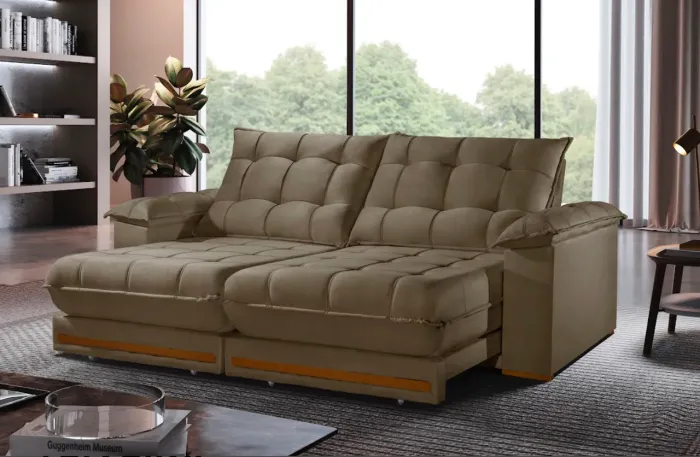 Sofá Conforto Plus Retrátil 250
