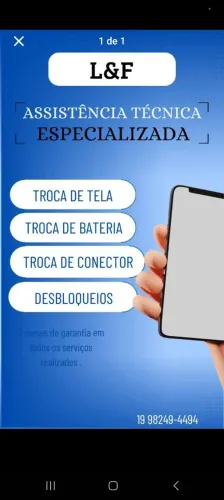 Arrumo tela de iPhone e android