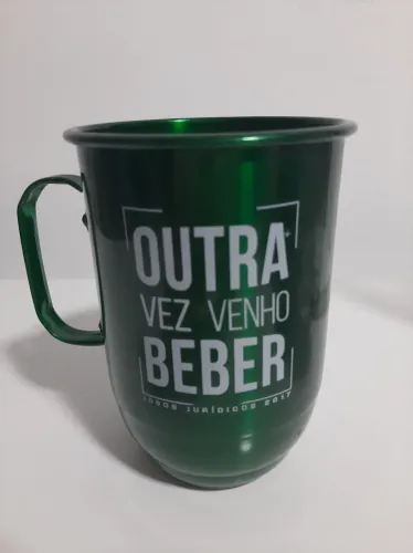 Caneca de alumínio verde - Direito IBMEC RIO