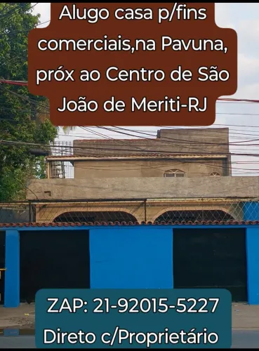 ALUGO ou VENDO CASA DUPLEX Pxóx ao Centro de São João de Meriti-RJ