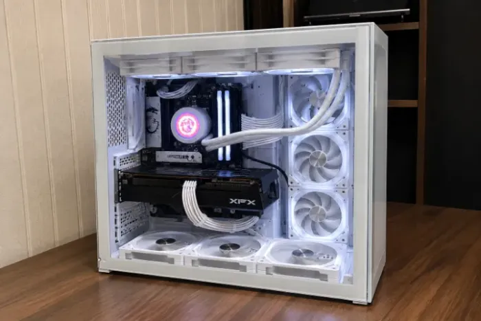 Gabinete Galaxy Glass Aquario + 7 fans ARGB