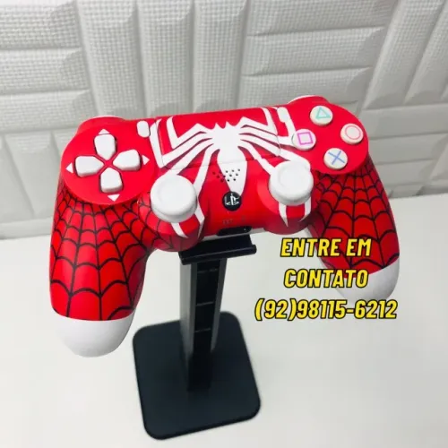 Controle Ps4 Sem Fio homem aranha