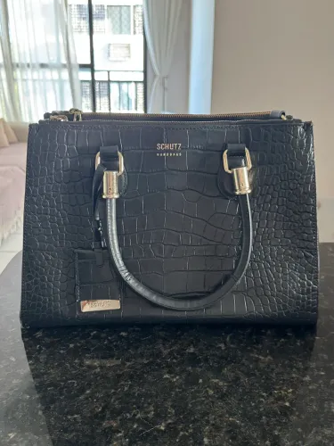 Bolsa Schutz clássica Couro Croco