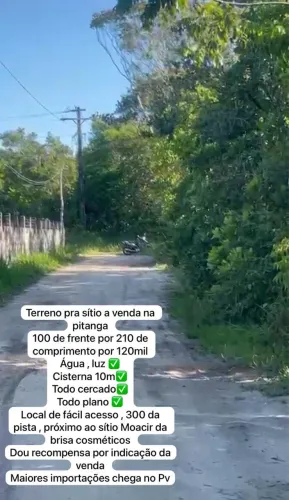 Vendo terreno em santo Amaro ( pintanga)