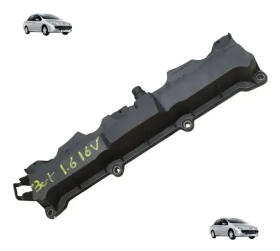 Tampa Válvula Peugeot 206 207 307 1.6 16v 2002 A 2013 Preto
