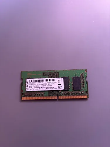 Memória RAM 4GB DDR4 notebook 3200MHz