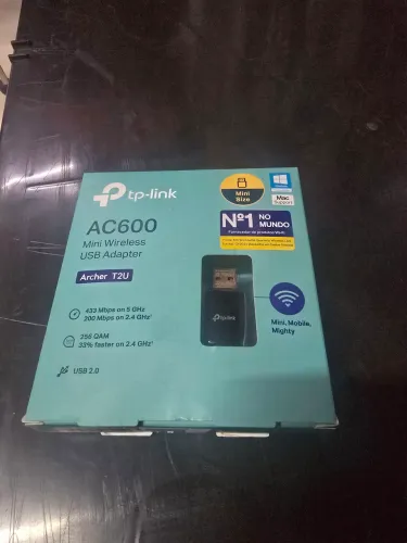 Adaptador Wi-Fi Tp link AC600 Usado duas vezes