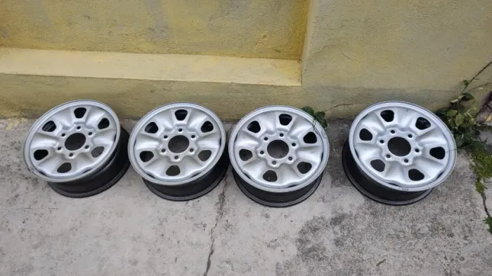 Conjunto 4 Rodas S10 Blazer 6 furos