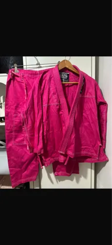 Kimono Reforço Rosa infantil Combat