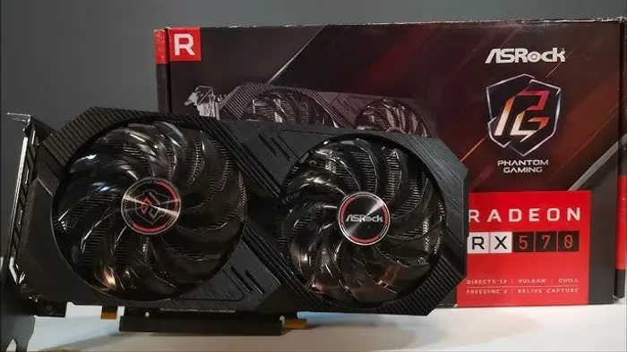 PLACA DE VIDEO RX 570 8GB SEMI NOVA