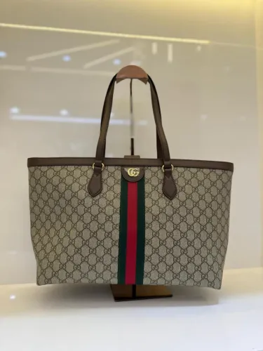 Bolsa gucci tote large monogram