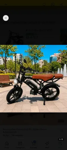 Bike elétrica v20 pro 1000w na caixa .NF ,,