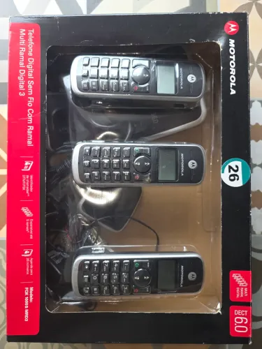Telefone Digital sem Fio com Ramal.