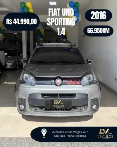 Fiat Uno Sporting Dualogic 1.4 EVO Flex 8V 4P 2016