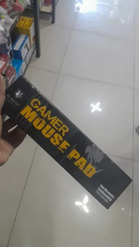 Mousepad gamer com led colorido tamanho 250x350x4mm para velocidade e controle