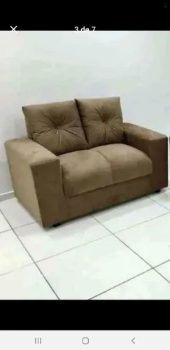 Sofa almofadado 2 lugares de fábrica