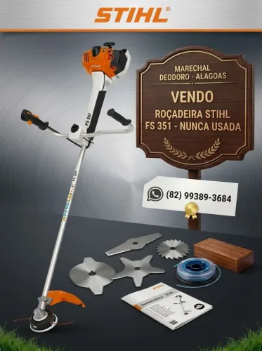 Roçadeira Stihl Fs351 nova com NF