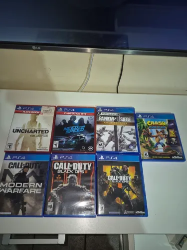 lote 7 jogos Playstation 4 originais