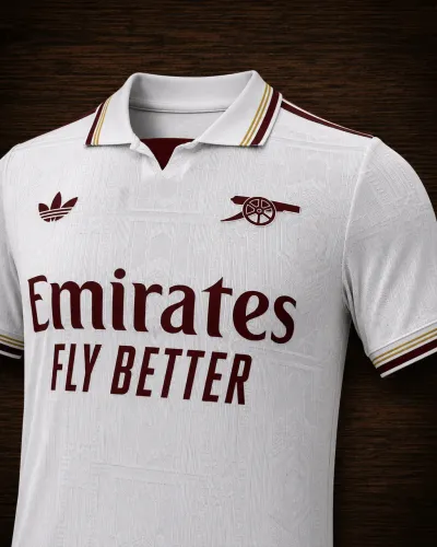 Camisa Arsenal modelo jogador 25/26