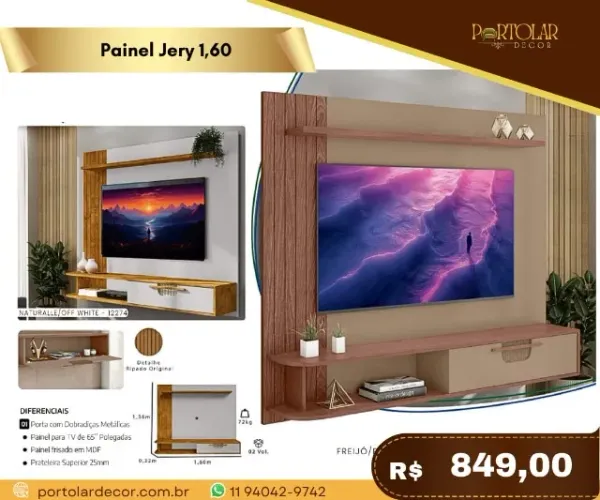 Painel Jery 1,60 a pronta entrega