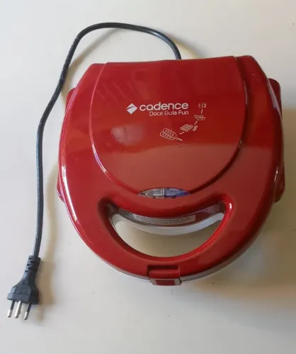 Crepeira Cadence Doce Gula Fun 127V - Vermelha - Pouquíssimo Uso