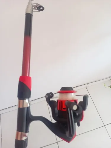 01 vara de pesca completa