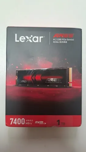 Ssd Gamer M2 Nvme Lexar Ares 1tb 4th Gen Original Compatível Com Ps5 Playstation 5 7400mb/